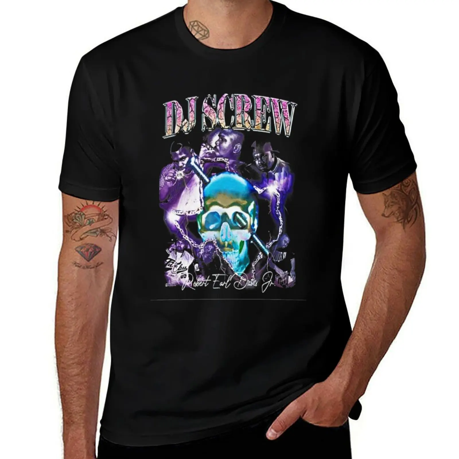 Dj Screw T-Shirt Large Size Soft Cotton T-Shirt