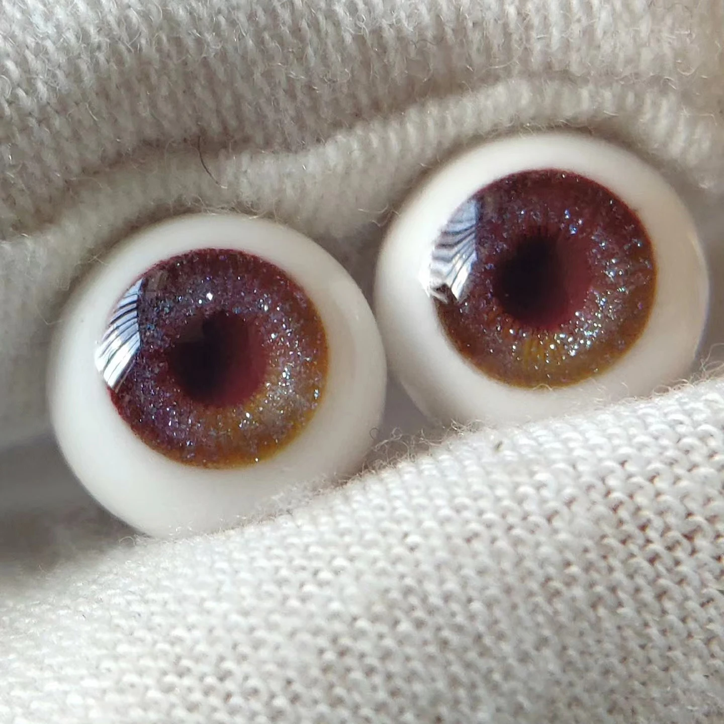 Harz Augen Puppe Augapfel Blau Bunte Augen Puppe Zubehör Für 1/6 1/8 1/3 BJD Puppe DIY Handgemachte Augapfel 12mm/14mm/16mm/18mm – Detail 11