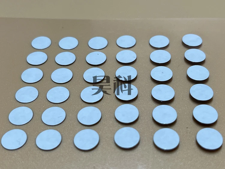 Round SEM-Specific Double-Sided Carbon Conductive Film Double-Sided Conductive Tape for Padding, 5-50mm