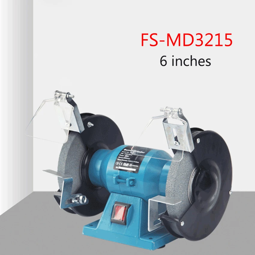 Imagem -06 - Multi-funcional Bench Grinder Rotary Polishing Machine Desktop Moagem Machine 220v Fs-md3212b Fs-md3215 in in