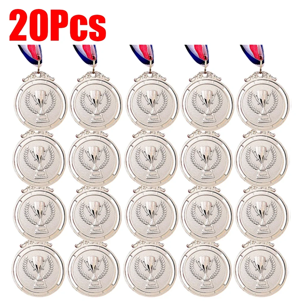 10-30xWinner Beloning Goud Zilver Brons Award Medaille met Neklint 1e 2e 3e Prijs Medaille voor Sport Competitie Prijs voor Kinderen