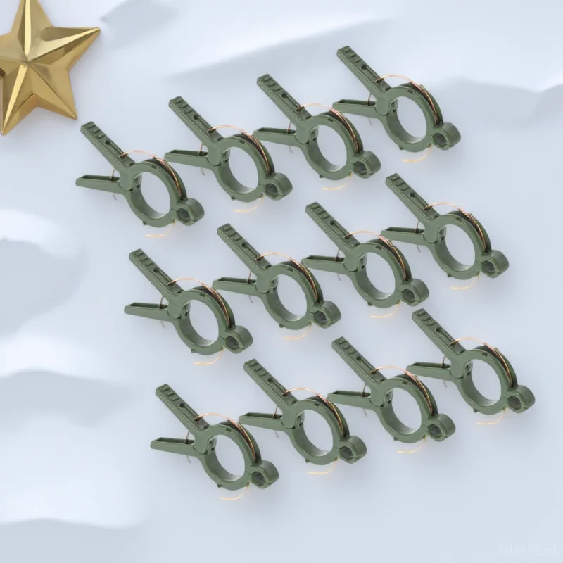 

12pcs Garden Plant Clips Plastic Tomato Clamp for Climbing Plants Clear Vine Stem Support Lightweight Durable Easy Use Plant