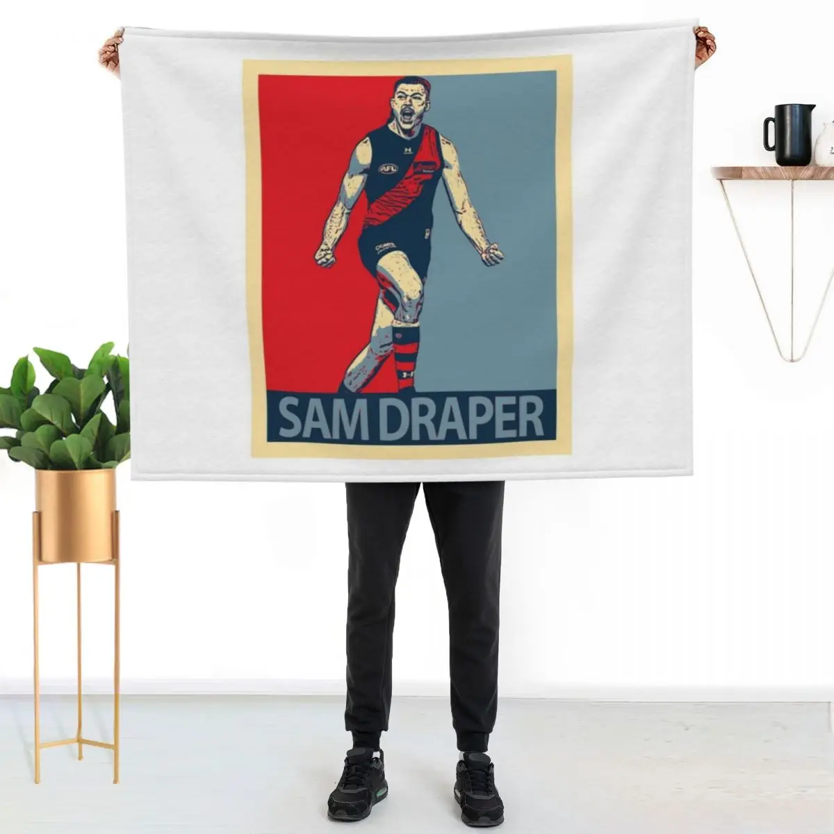 Sam Draper Throw Blanket Luxury Brand cosplay anime Soft Beds Nap Sofas Luxury Blankets