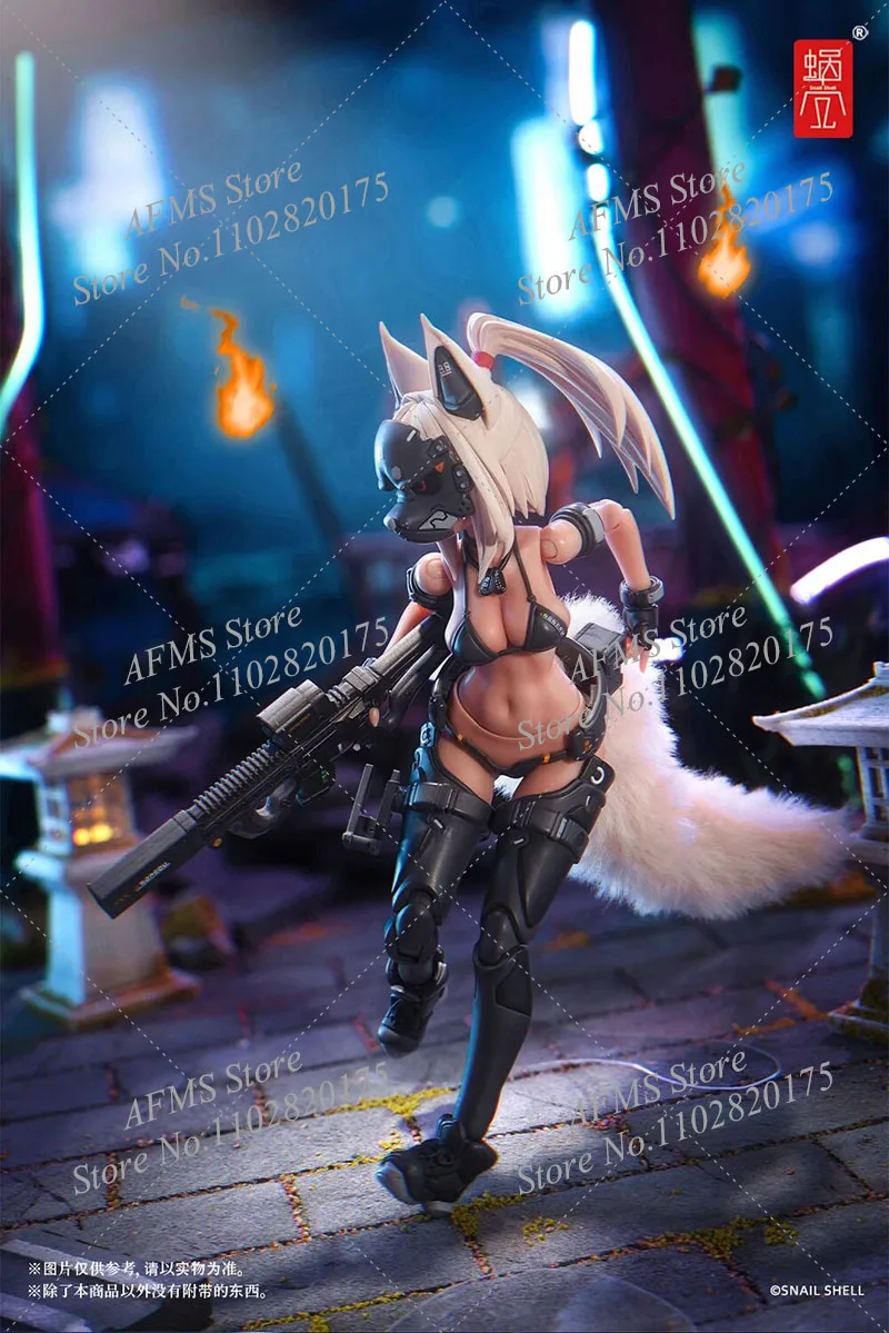 Snail Shell RA-04 1/12 Scale Collectible Figure Foxfire Battle Maiden Honoka Full Set 6Inch Women Soldier Action Figure Model