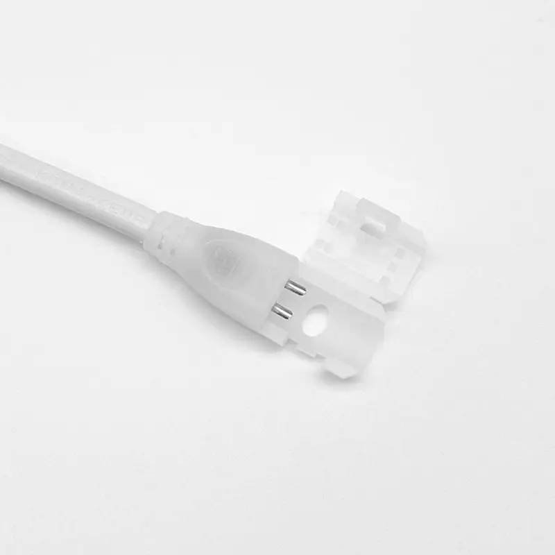 2Pin COB LED Strip Connector Extension Wire 2/5Pcs Firm Lock Design for 220V COB Tape Light Stair Step Ambient Lighting