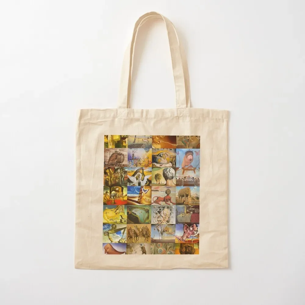 

Salvador Dali Tote Bag Cloth bag shopper bag woman canvas tote supermarket folding