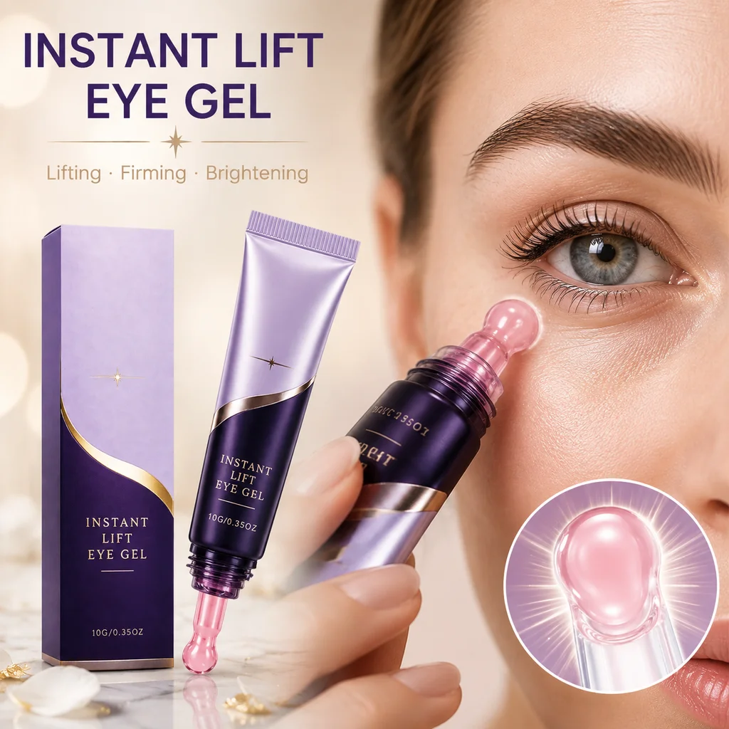 Instant Lifting Eye Cream Gel Revive Skin Gloss Anti Dark Circles Remove Eye Bags Deep Wrinkle Treatment Eye Massager Skincare