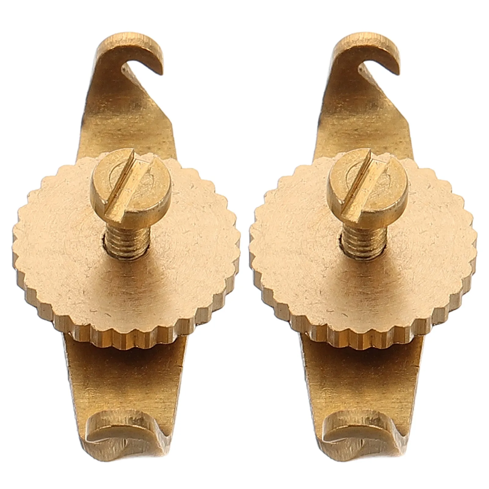 2Pcs Erhu Fine Tuners Copper Metal Micro Tuner for Accurate Pitch Adjustment Portable Erhu Accessory Musical Instrument Supply