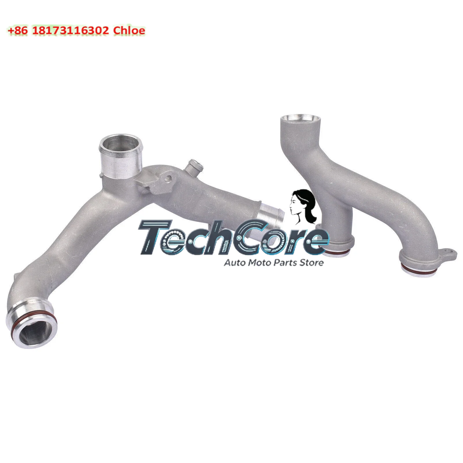 Metal Cooling Pipes for Land Rover Defender L663 F-PACE Aluminum Thermostat Tube LR092992 LR090630