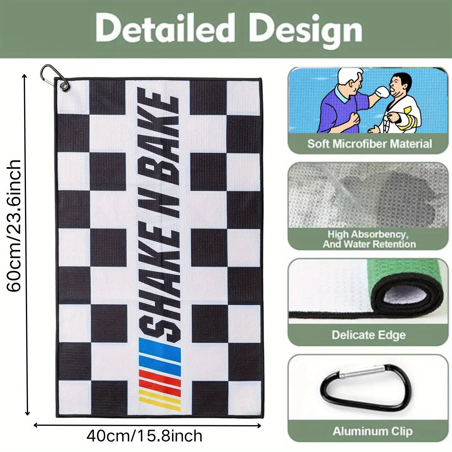 面白いマイクロファイバープレミアムゴルフタオル、男性と女性の - Women'S Golf Accessories のレビューと価格