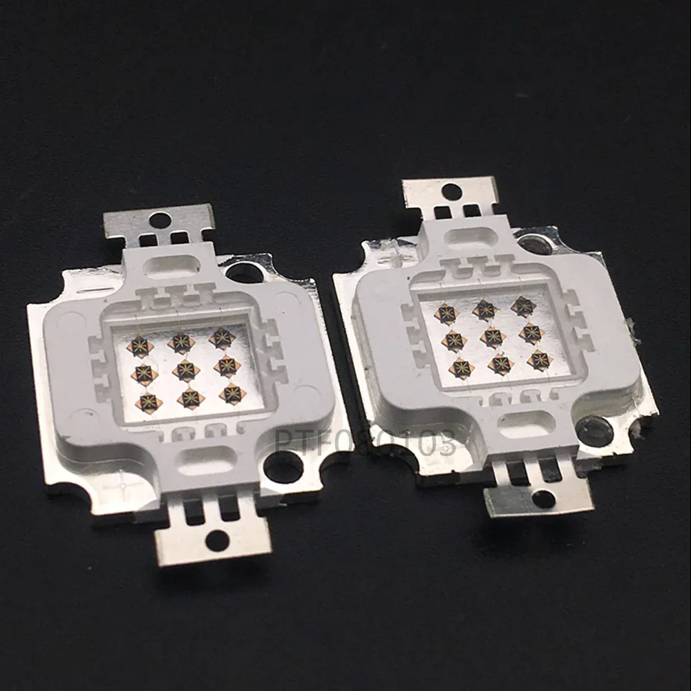 10W 850nm chip LED na podczerwień IR High Power LED Chip 850nm IR Infrared 10W Emitter Light Bead COB 850nm Night Vision CCTV Camera