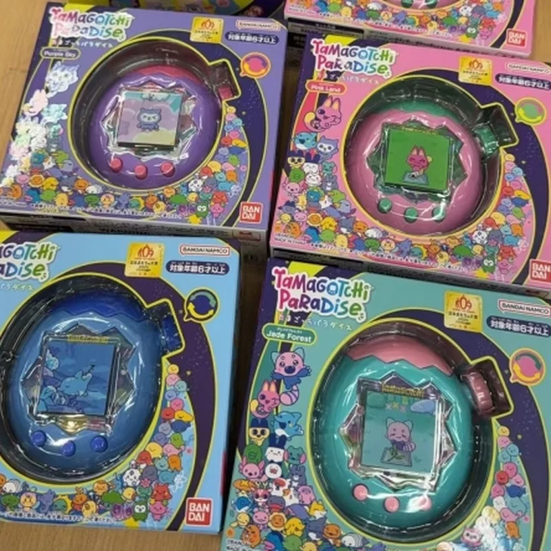 In-stock Bandai TamagotchiParadise Japanese Version Heritable Breeding Electronic Pet Machine90s Nostalgic Retro Collectible Toy