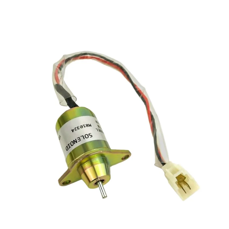 

Generator spare parts M810324 flameout solenoid valve, excavator fuel cut-off valve