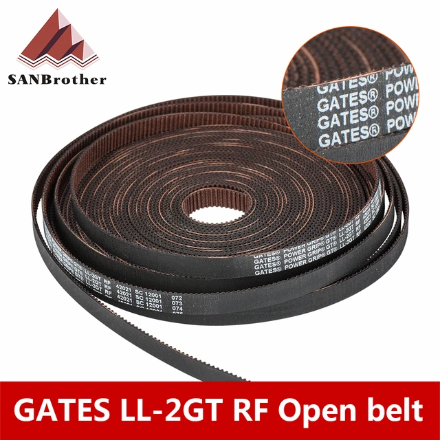 GATES-LL-2GT 2GT belt synchronous belt GT2 Timing belt Width 6MM 9MM wear  resistant for Ender3 cr10 Anet 3D Printer - AliExpress