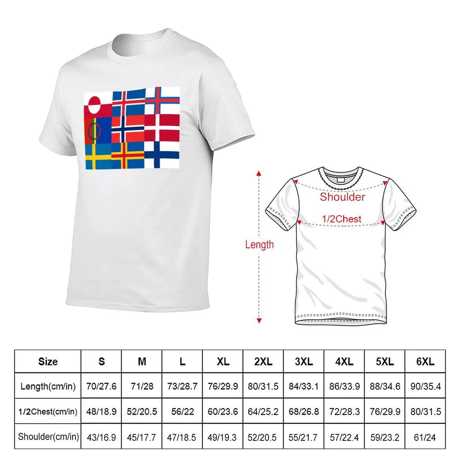 الشمال أعلام جيو الشرق إلى الغرب تي شيرت رجل تي شيرت الصيف رجل تي شيرت جرافيك تي شيرت #5