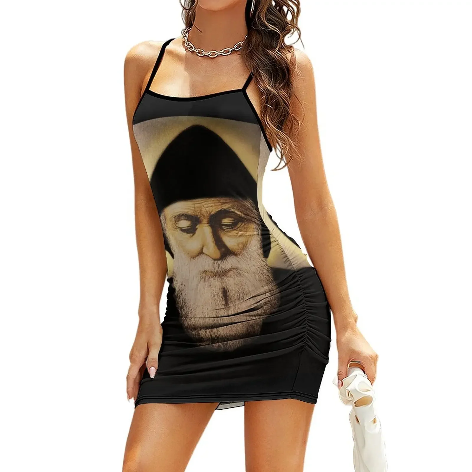 

Saint Charbel in Colors Sling Dress Aesthetic clothing women's evening dress 2025 Women's summer dress