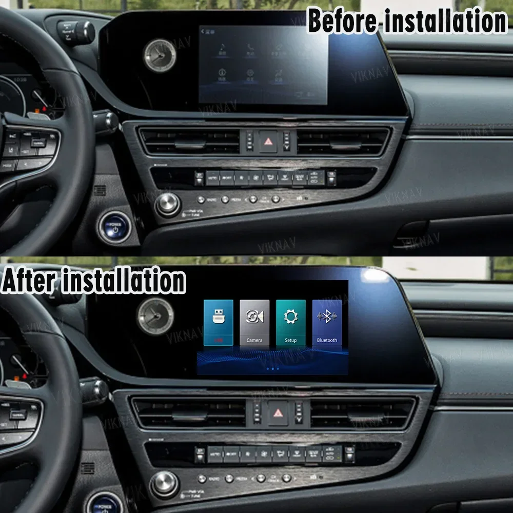 Viknav Linux Interface Decoding Box For Lexus ES 2021 2022 Wireless Apple CarPlay Android Auto Upgrade Decoder Box