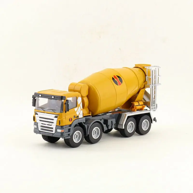 1:50 Scale Diecast Toy Vehicle Model Heavy Concrete Mixer Truck Engineering Car Educational Collection Gift For Children