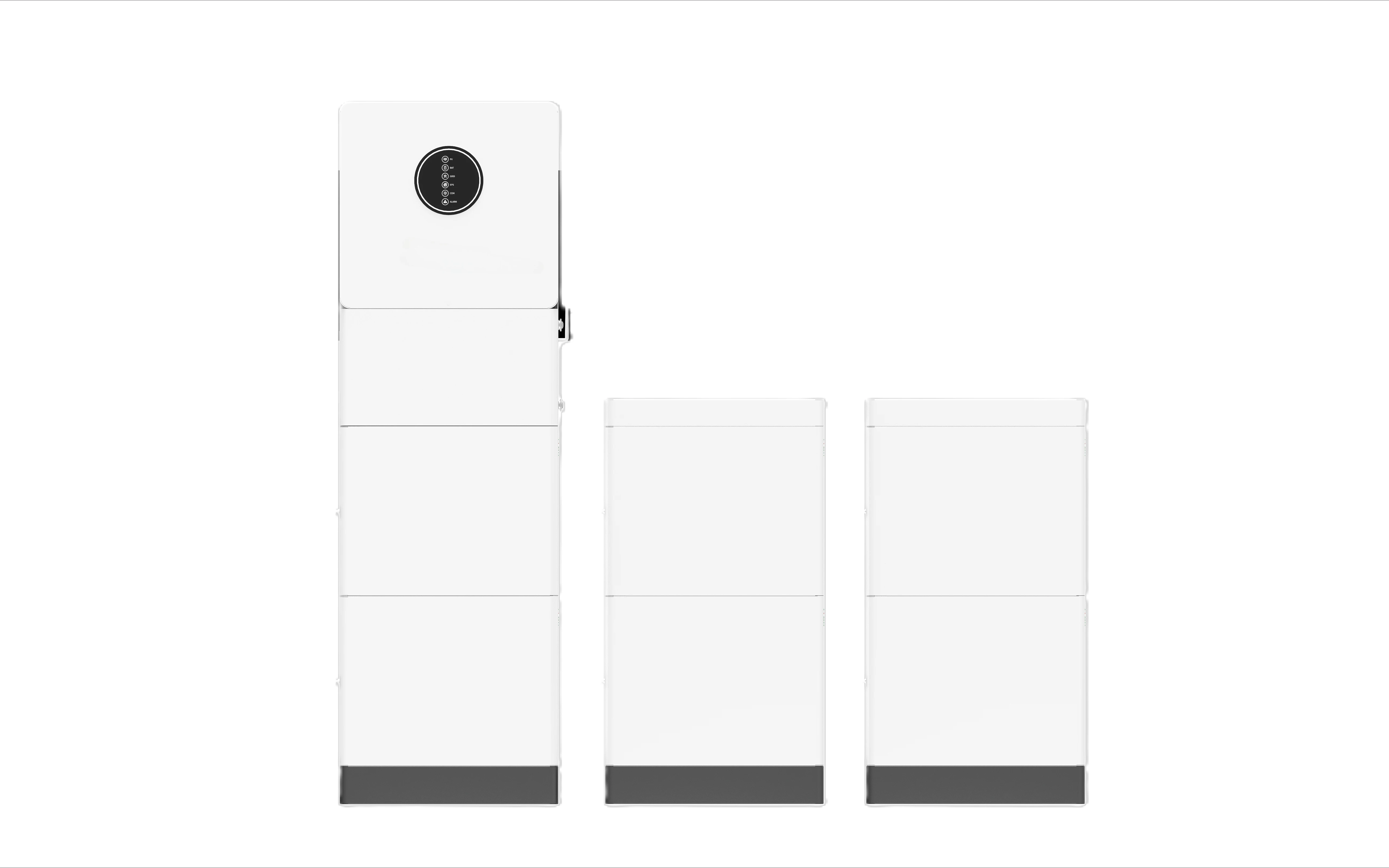 عاكس هجين 6KW + بطارية تخزين 30.72KWH نظام تخزين الطاقة المنزلي الكل في واحد