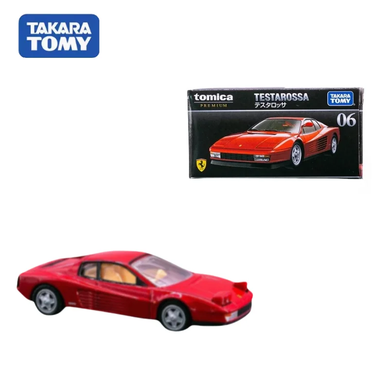 TAKARA TOMY 1:64 diecast alloy model Lamborghini F40 Mitsubishi Silhouette Collection display toy, a birthday gift for children.