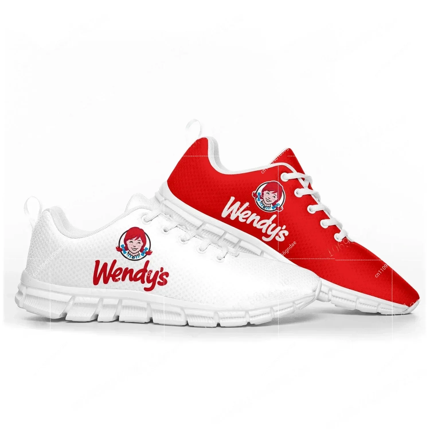 

Новые кроссовки с логотипом ресторана быстрого питания Wendy's для мужчин и женщин, индивидуальный дизайн