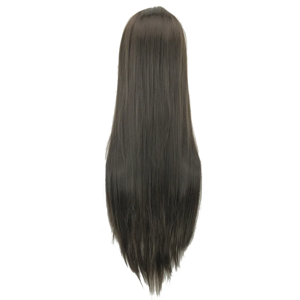 Peluca Sintética Negra Cosplay Lacia Larga Hinata Hyuga Cosplay Peluca Enma Ai Disfraz 6