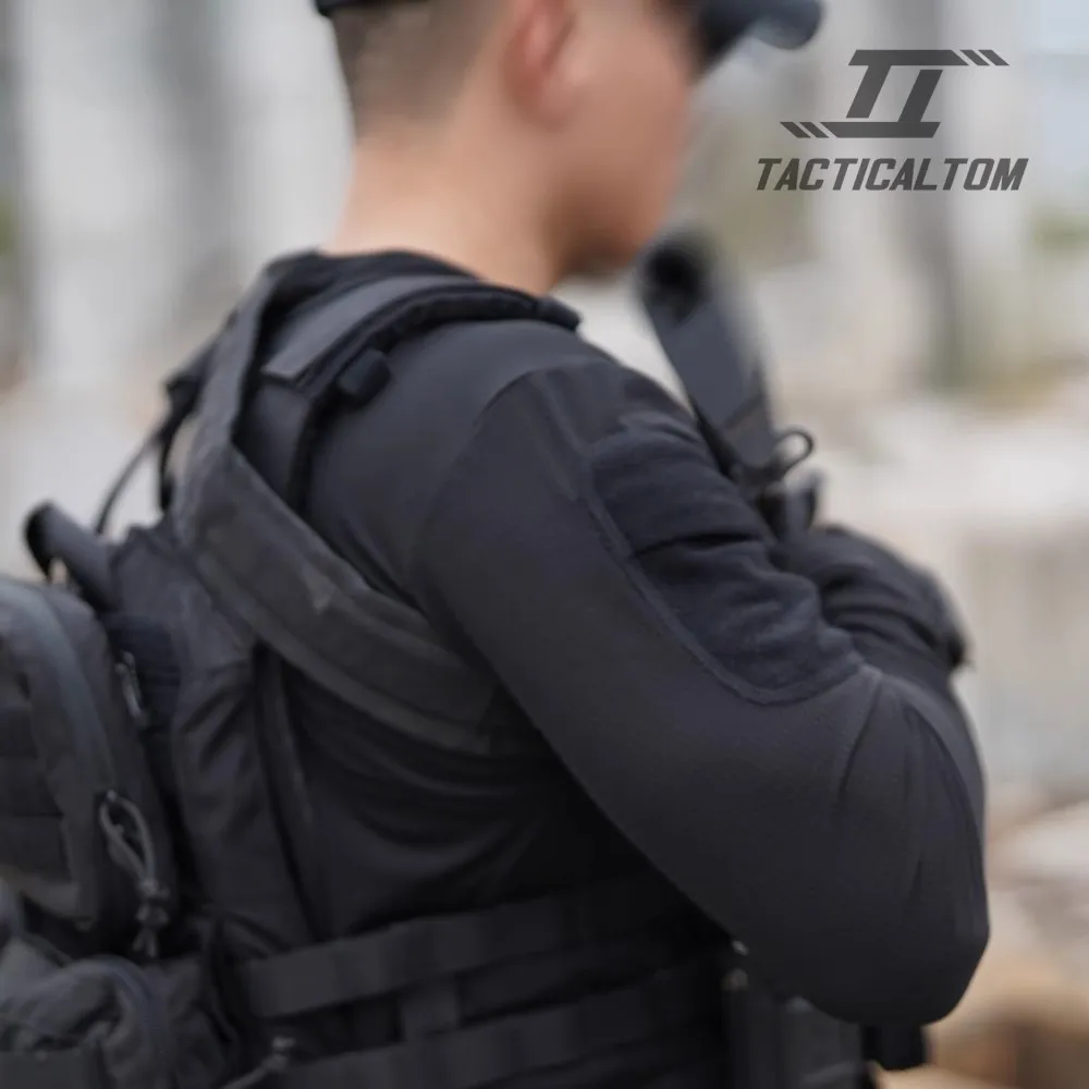 التجفيف السريع مرونة عالية تي شيرت التكتيكية CAG القتالية في الهواء الطلق VS قصيرة الأكمام طية صدر السترة التمويه الصيف الرجال