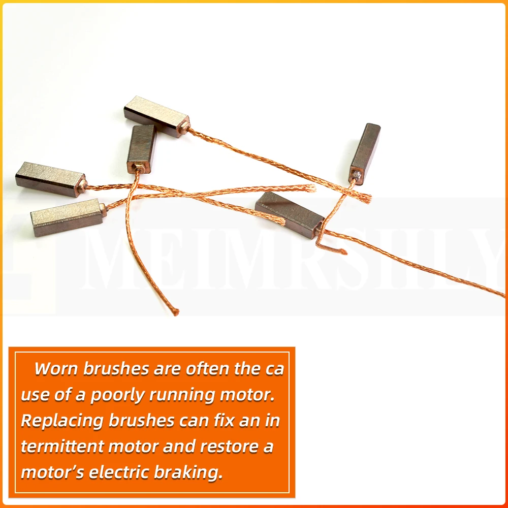 100 szt. Zestaw szczotek pierścieni ślizgowych alternatora MEIMRSHLY, zestaw naprawczy generatora 230090, zamiennik miedzianych pierścieni ślizgowych alternatora Valeo