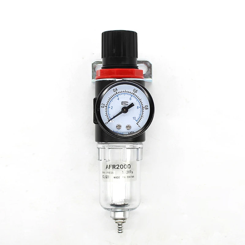 AFR2000 1/4 Pneumatic Filter Air Treatment Unit Pressure Regulator Compressor Reducing Valve Oil Water Separation