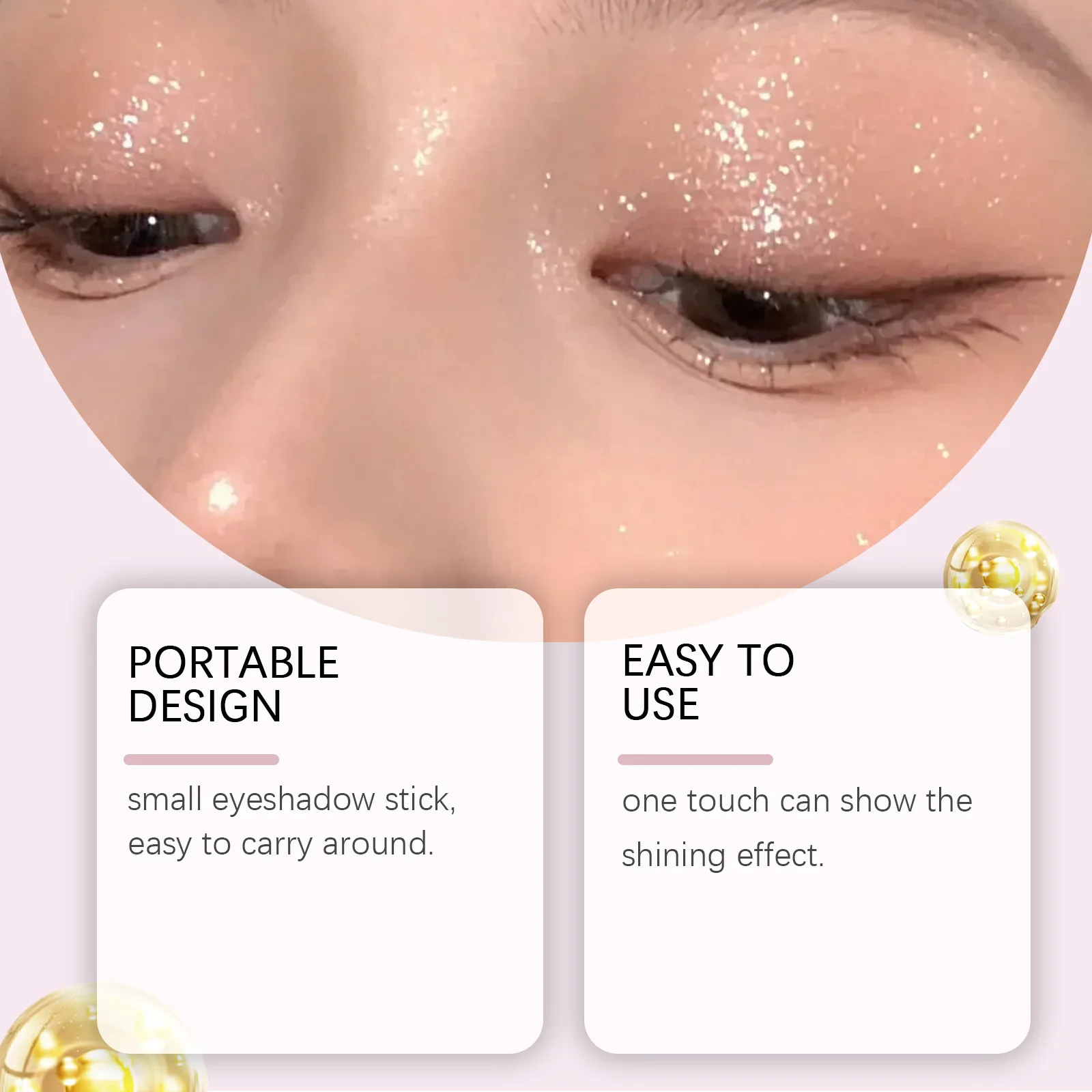 Wielokolorowa seria kryształowych cieni do powiek w sztyfcie z kremowym brokatem, wodoodporny i trwały przenośny cień do powiek w sztyfcie