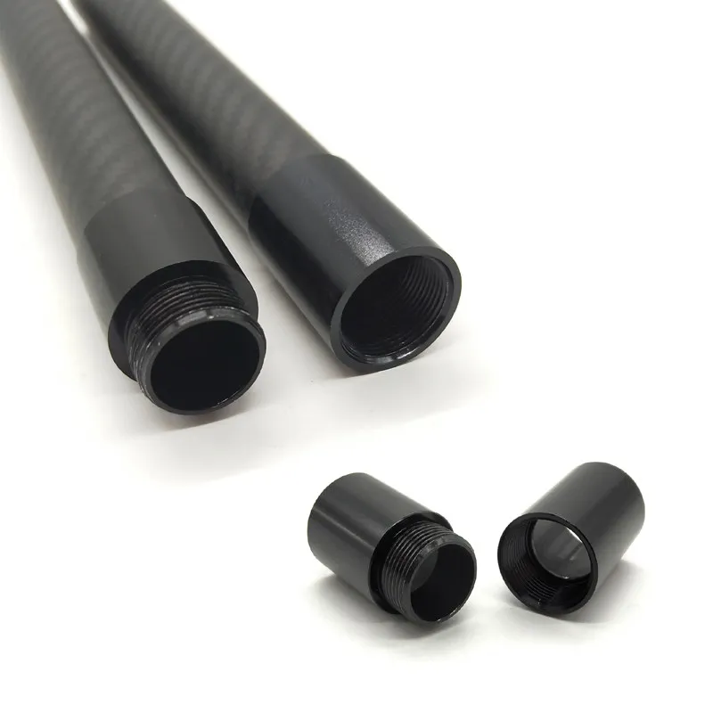 D18/20/22/25/30mm Carbon Tube Connector CNC Full Aluminum Alloy Handheld Pipe Connect Joint Landing Gear Tripod Adapter