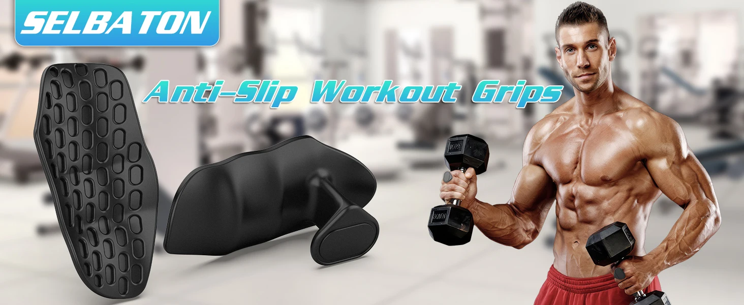 Anti-Slip Workout Hand Grips