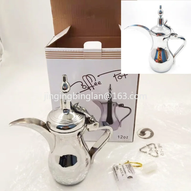 Manufacturer's hot-selling classic Middle Eastern stainless steel Middle Eastern pot Arabic coffee pot