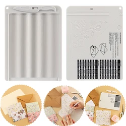 Creative Envelope Maker Board 6.4*8.5 inch Multi-Purpose Scoring Tool for Card Making Machine DIY Gift Box Letter Scratch Maker