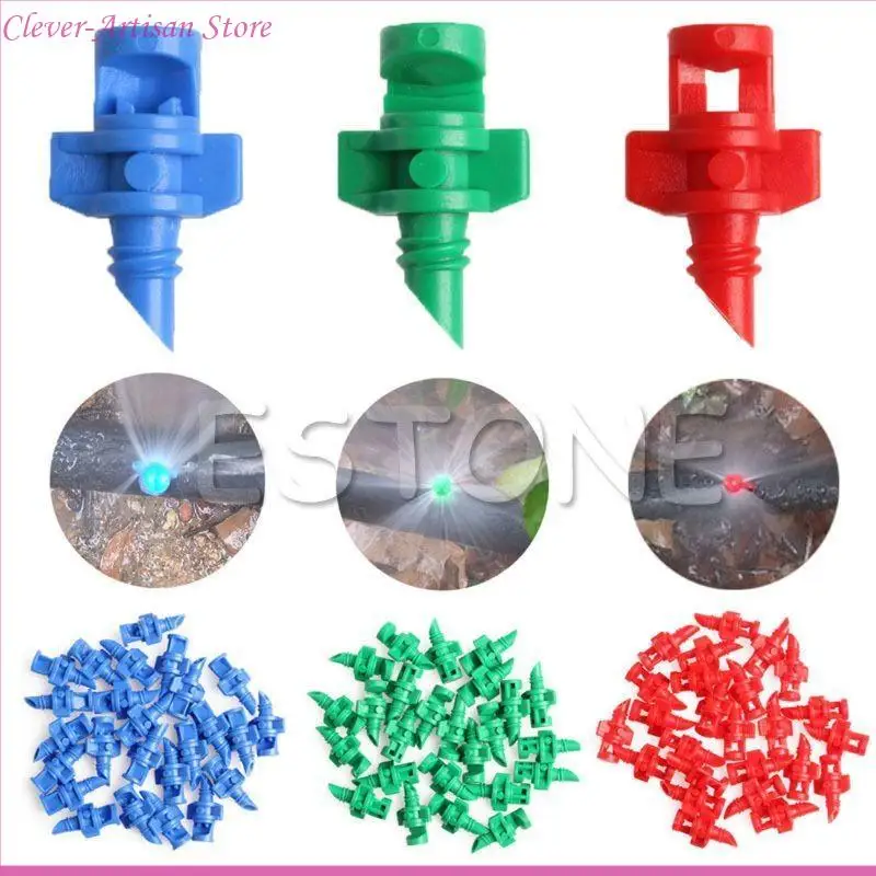 E06b 25pcs a 180 ° getto ugello spruzzatore per clonazione idroponica