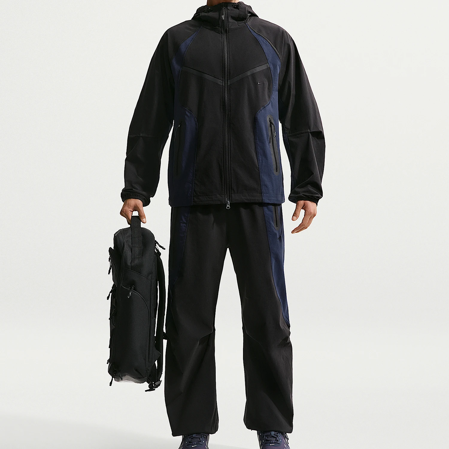 Nike genuine new men's elastic drawstring zipper woven sports pants IU7503-010