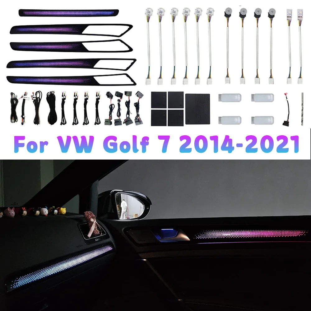 VW Golf 7 MK7 2014-2021 İç Mek - Led Ambient Interior Car Lights App Control incelemesi ve fiyatı