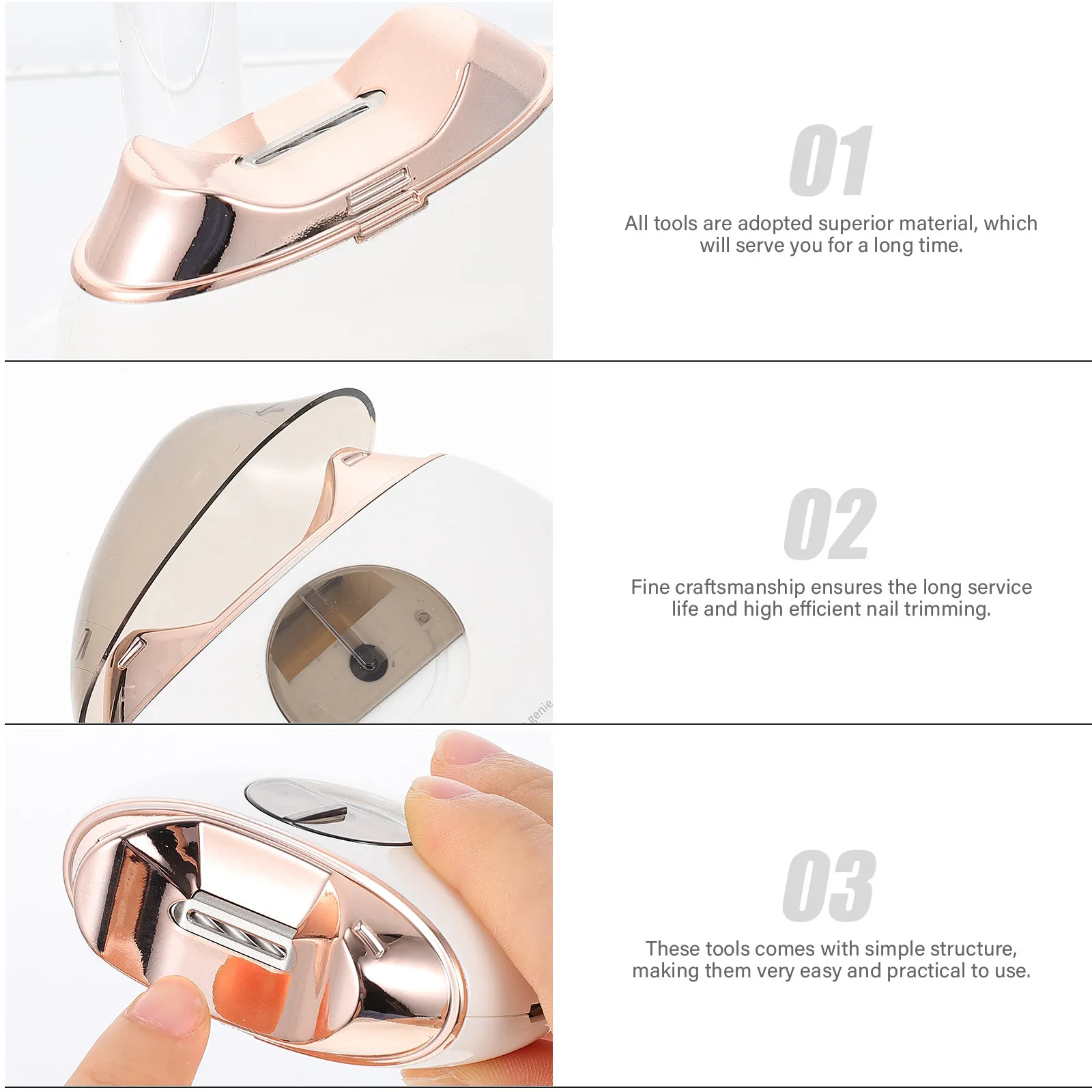 1Set Electric Kids Nail Trimmer Set All in One Safe Nail Trimming Solution for New Parents Baby Toddler Manicure Kit Automatic