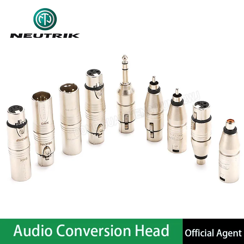 

NEUTRIK Audio Conversion Plug NA2FPMM 3-core XLR Female To 3/5-core XLR/RCA Male Balanced To Non-balanced Connector