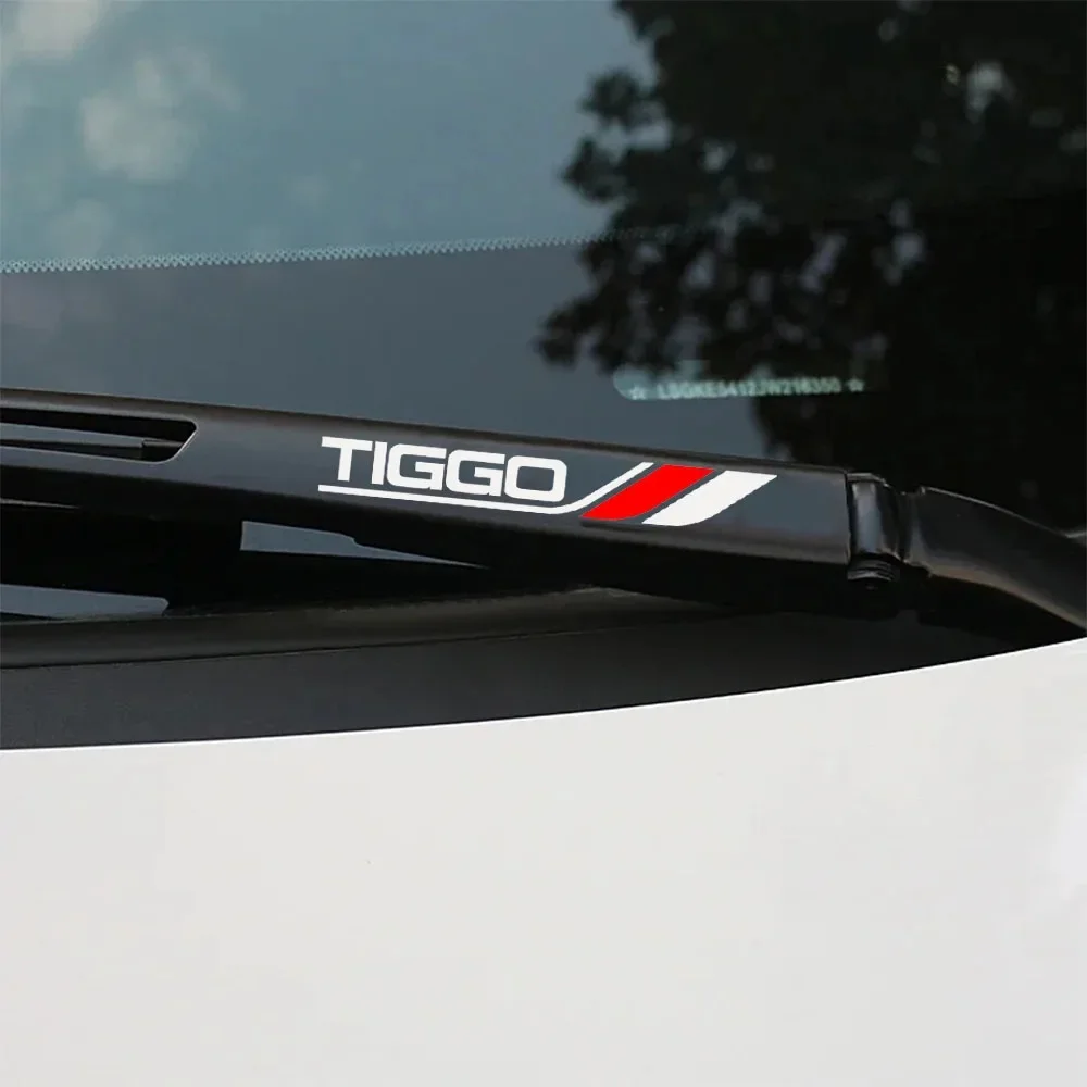 4Pcs Vinyl Car Wiper Sticker Decal For Chery Jaecoo J7 Omoda C5 Tiggo7 Tiggo8 Pro Windshield Arm Exterior Decor Accessories