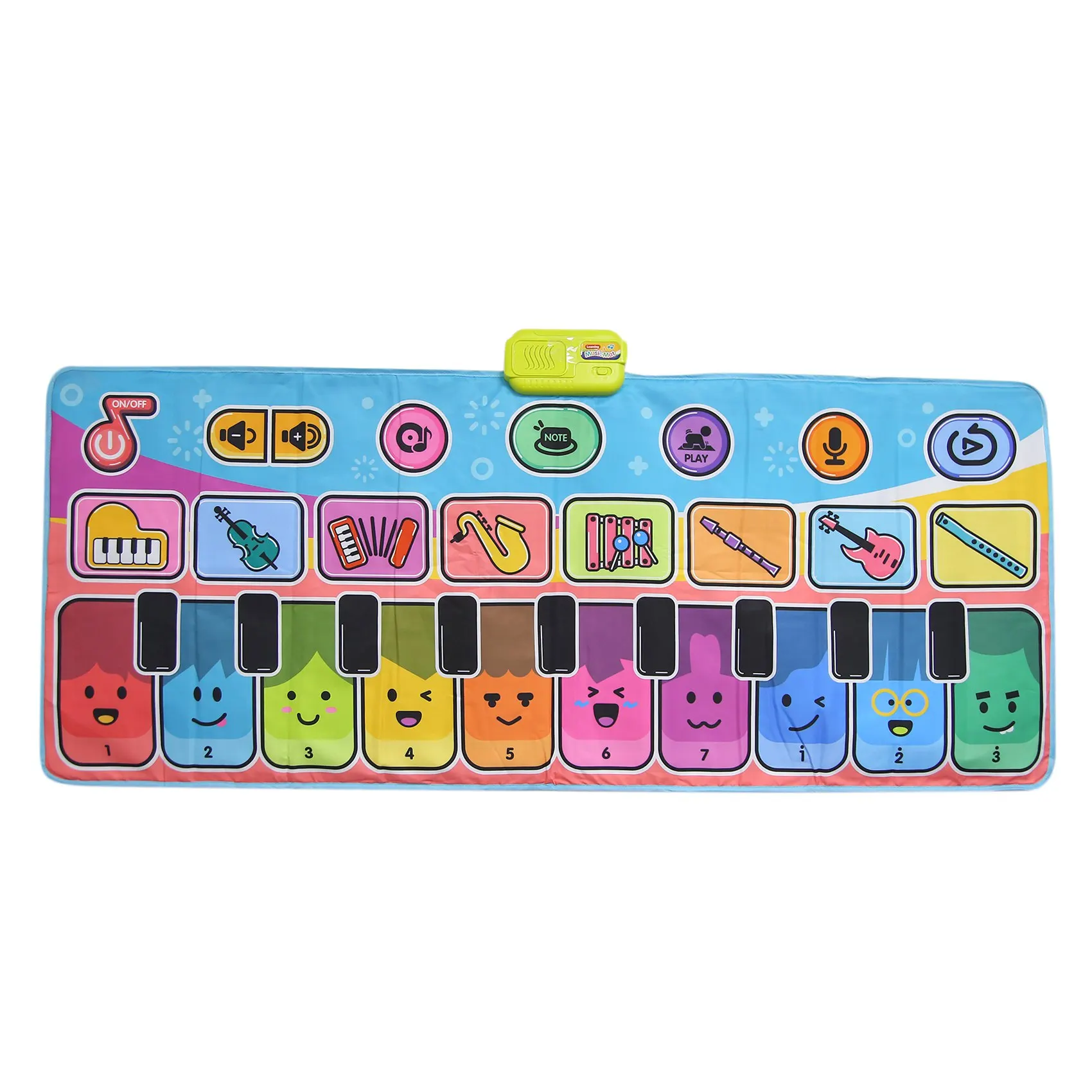 Kids Musical Mats Toys Piano Mat for Kids Musical Keyboard Playmat forGirls BoysPress Playmat Birthday Gift Baby Toddler