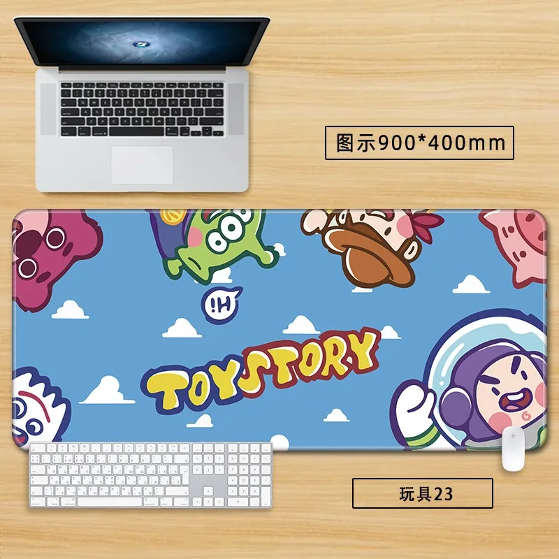 Disney Toy Story XXL podkładki pod mysz dla mężczyzny kobiety ponadgabarytowa mata na stół Cartoon Woody podkładka pod mysz akcesoria komputerowe artykuły biurowe