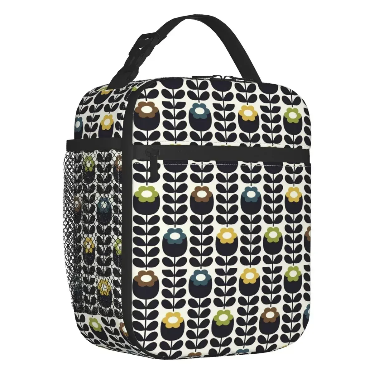 Orla Kiely Thermal Insulated Lunch Bags Floral Scandinavian Portable Lunch Container for Work School Multifunction Food Box