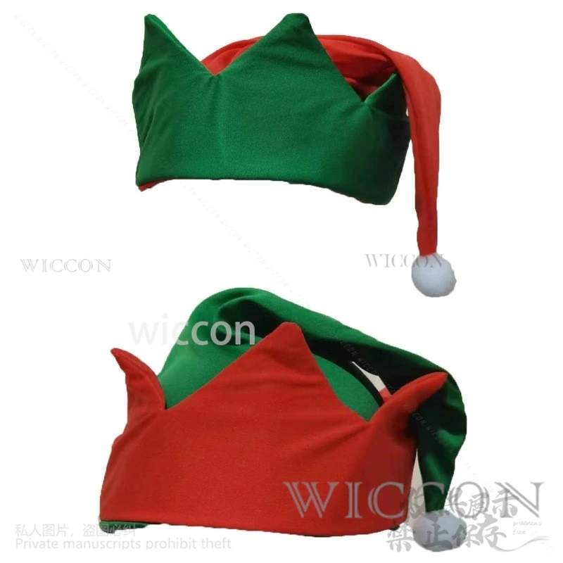 2024 Christmas Cosplay Costume Dress Lolita Santa's Hat Striped Pantyhose Sext Wear Cover Suit Xmas Party Gifts For Women Girls