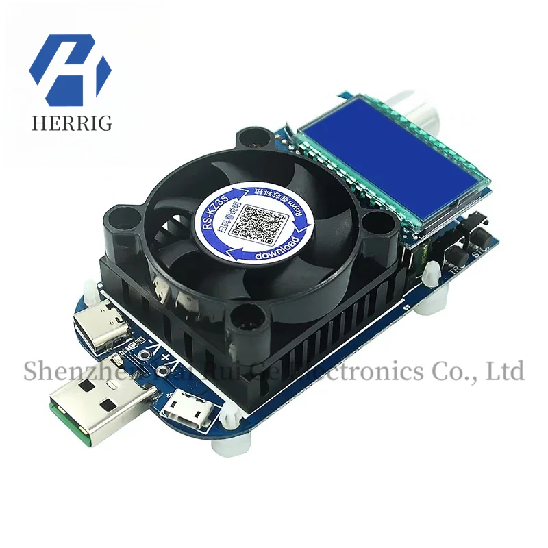1PCS KZ35 Constant Current Electronic Load Power Aging Fast Charge Tester Triggers Decoy Discharge Capacitance Test