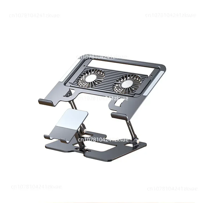 Laptop Mobile Phone 2-in-1 Cooling Bracket with Fan Silent Game Book Heightening Air Cooling Bracket