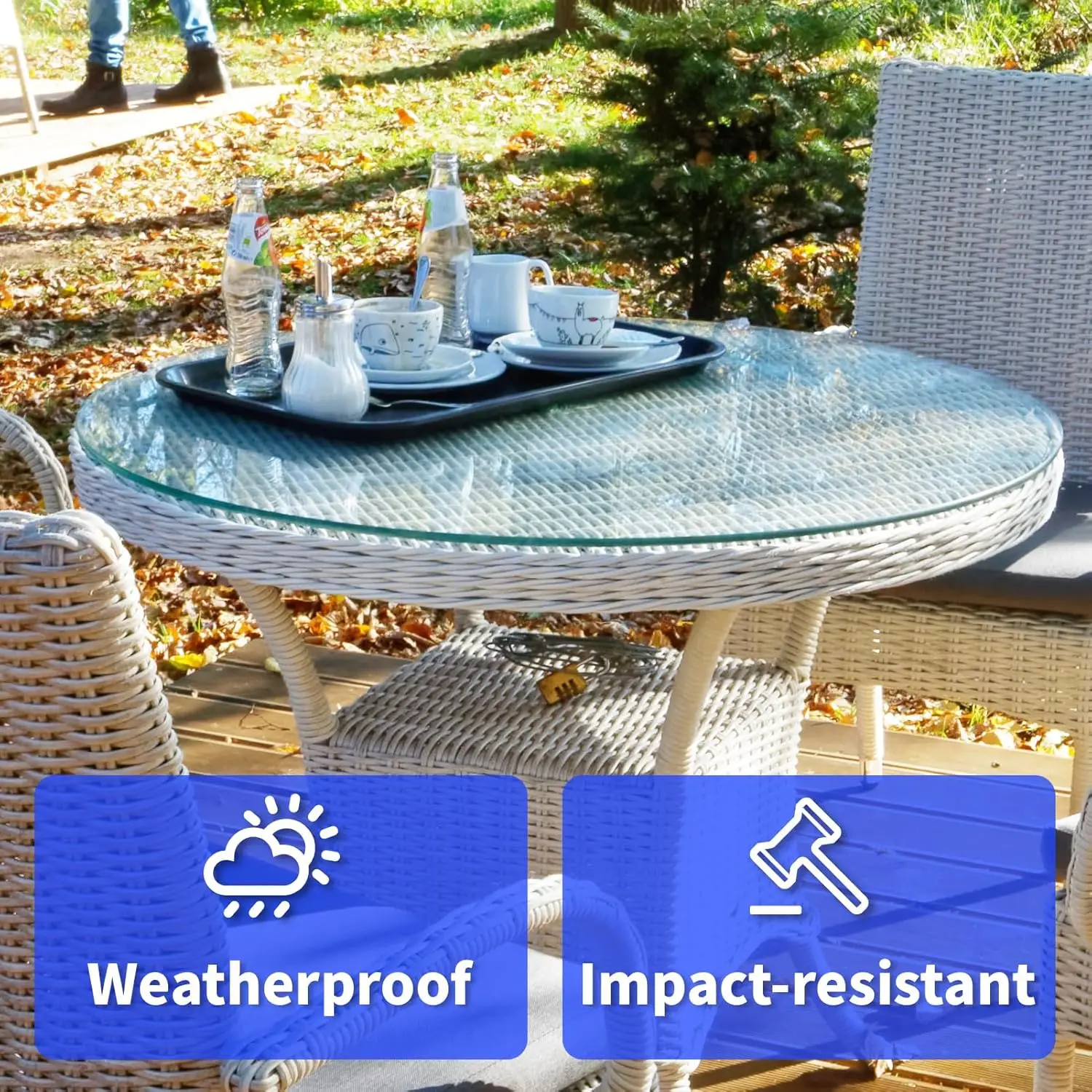 1/4" runde Acryl-Plexiglasplatte, 6 Zoll Durchmesser, klarer Acrylkreis, Kuchenscheibe, Tischplatte, Acryl-Hintergrund