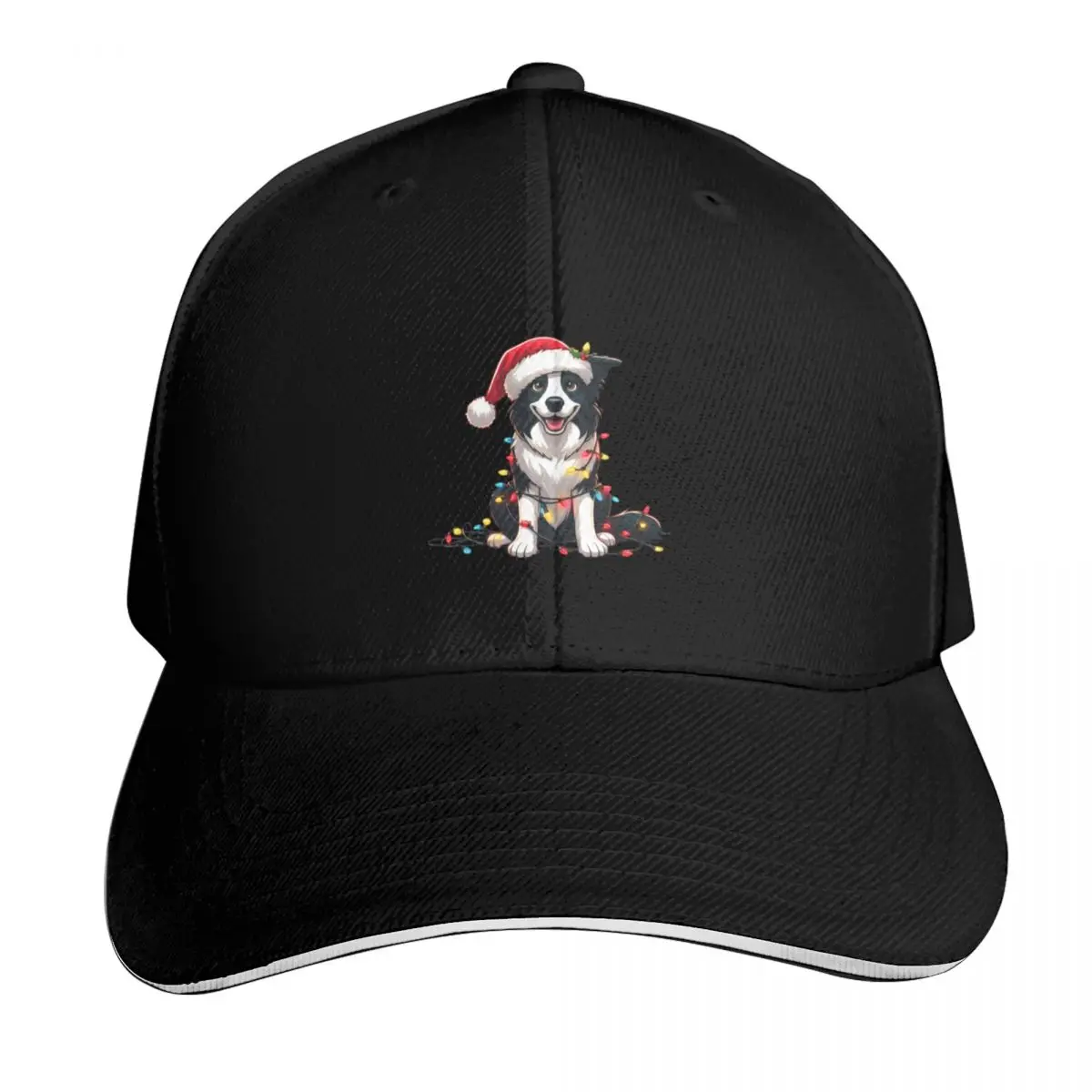Border Collie Dog Christmas Baseball Cap Horse Hat Hat Baseball Cap black hats on offer Sun Hats For Women Men's