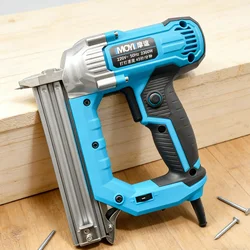 Electric Nailer 220V Electric Staple Gun Handheld Power Nail Gun for Woodworking, Furniture Assembly & Upholstery