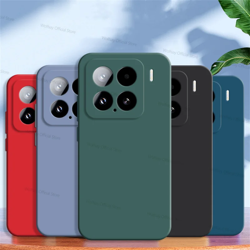 For Xiaomi 15 Case Xiaomi 15 15 Pro 5G Cover Funda Shockproof Liquid Silicone Soft TPU Protective Phone Back Cover For Xiaomi 15